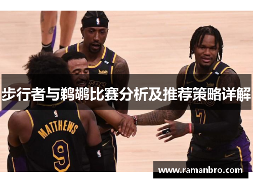 步行者与鹈鹕比赛分析及推荐策略详解